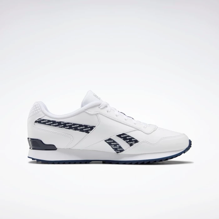 Classics Reebok Royal Glide Ripple Clip Panske White/Navy | MUOGZE195