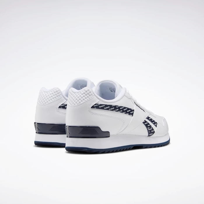 Classics Reebok Royal Glide Ripple Clip Panske White/Navy | MUOGZE195