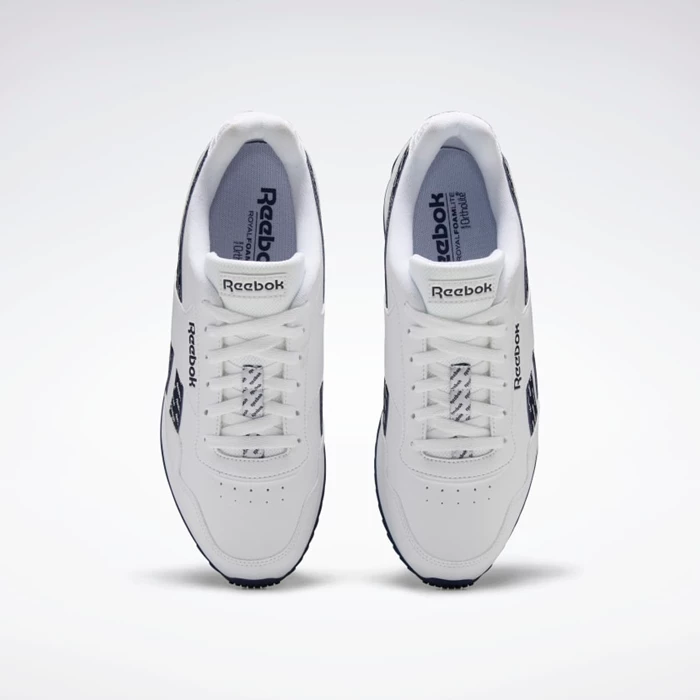 Classics Reebok Royal Glide Ripple Clip Panske White/Navy | MUOGZE195