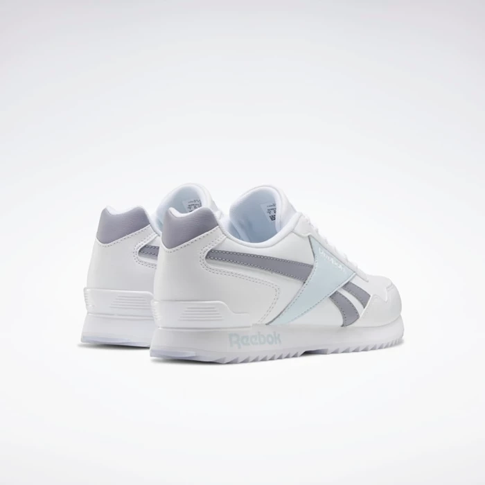 Classics Reebok Royal Glide Ripple Clip Damske White/Grey/Blue | OFUBGP524