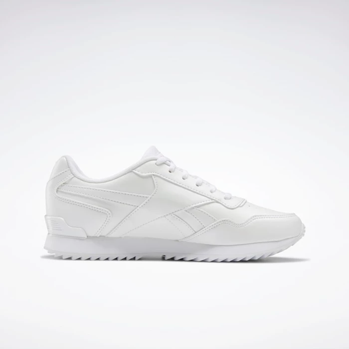 Classics Reebok Royal Glide Ripple Clip Damske White/Pink/White | VABXMO249