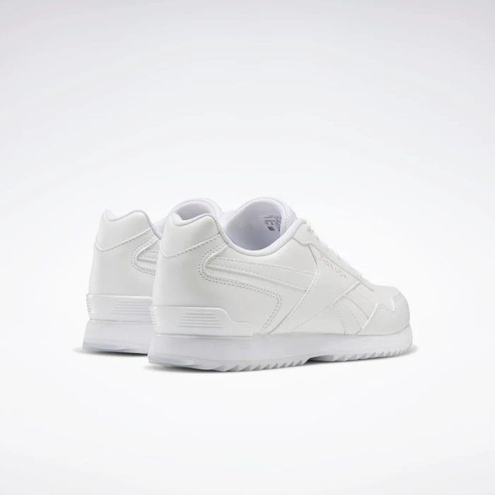 Classics Reebok Royal Glide Ripple Clip Damske White/Pink/White | VABXMO249