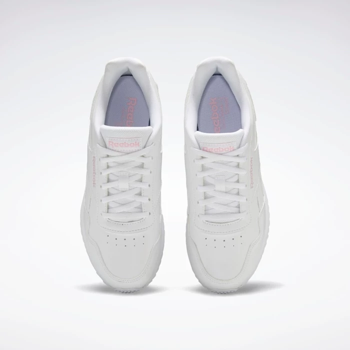 Classics Reebok Royal Glide Ripple Clip Damske White/Pink/White | VABXMO249