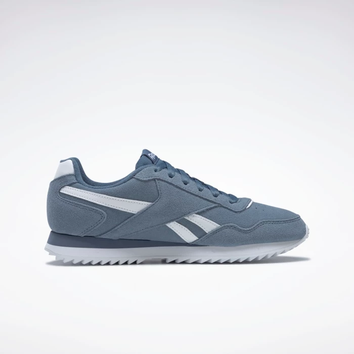 Classics Reebok Royal Glide Ripple Panske Blue/White | BTZWPE187