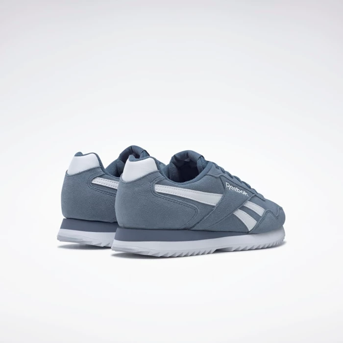 Classics Reebok Royal Glide Ripple Panske Blue/White | BTZWPE187