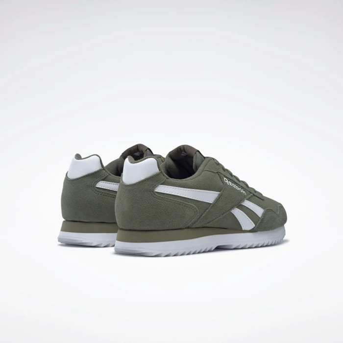 Classics Reebok Royal Glide Ripple Panske Green/White | DRKEVU137