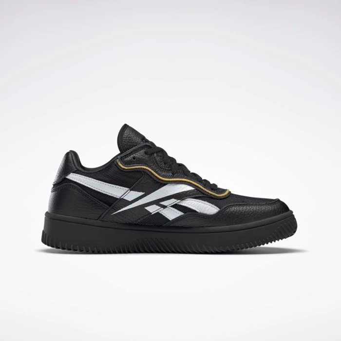 Classics Reebok VB Dual Court II Panske Black/Black/White | BJVEQM102