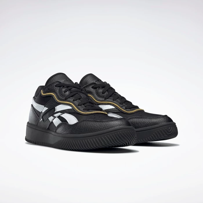 Classics Reebok VB Dual Court II Panske Black/Black/White | BJVEQM102