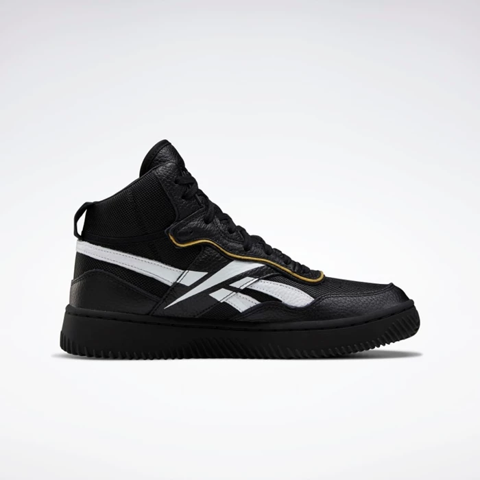 Classics Reebok VB Dual Court Stredne II Damske Black/Black/White | LRZDCE750