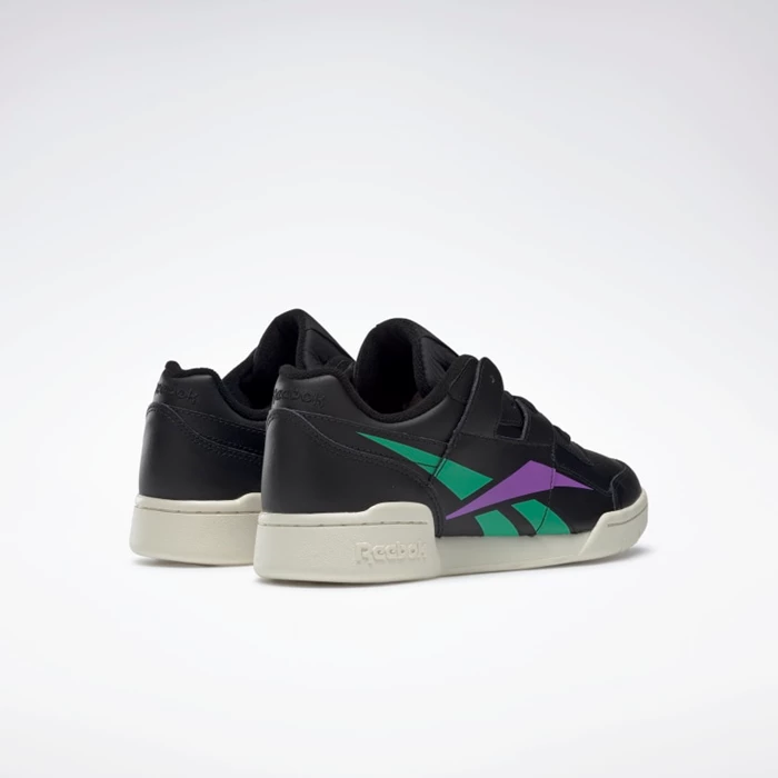 Classics Reebok Workout Lo Plus Damske Black/Turquoise/Purple | CLISAN892