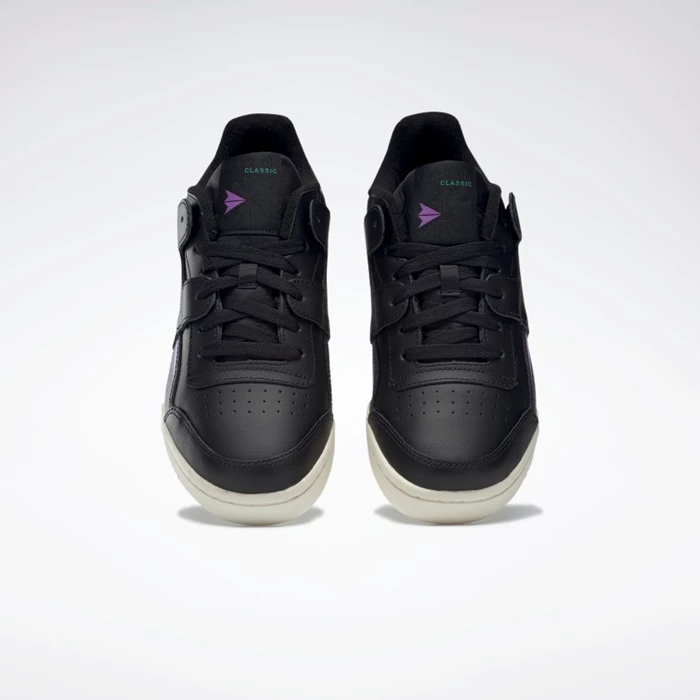 Classics Reebok Workout Lo Plus Damske Black/Turquoise/Purple | CLISAN892