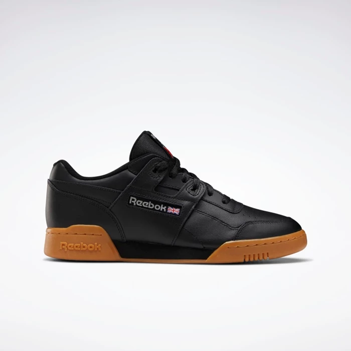 Classics Reebok Workout Plus Panske Black/Dark Grey/Red | VWQNOR160