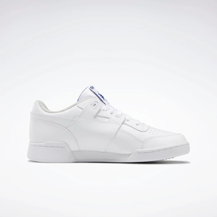 Classics Reebok Workout Plus Panske White/Royal | XGAPLY786