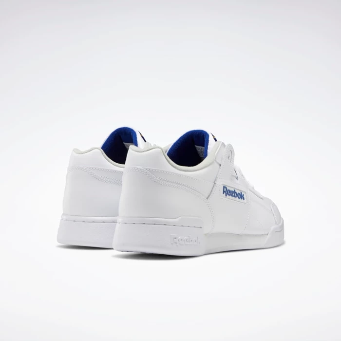 Classics Reebok Workout Plus Panske White/Royal | XGAPLY786