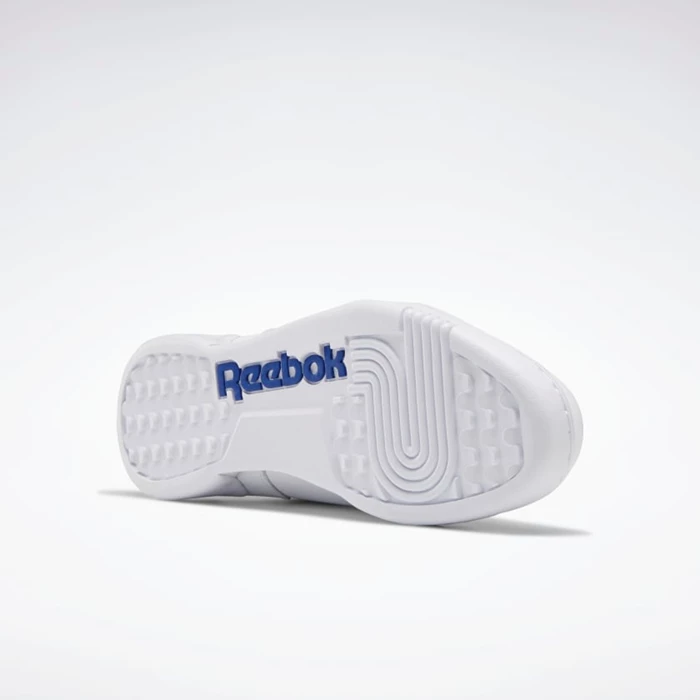 Classics Reebok Workout Plus Panske White/Royal | XGAPLY786