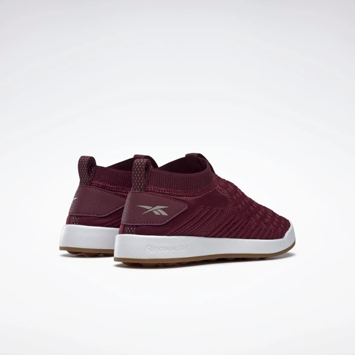 Vychadzkove Topanky Reebok Ever Cestne DMX Slip-On Damske Burgundy/White | WHUINP103