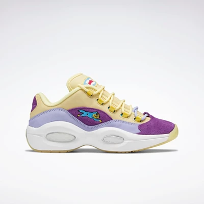 Basketbalove Tenisky Reebok BBC Question Low Panske Yellow/White | AZWXJE571