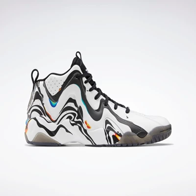 Basketbalove Tenisky Reebok Kamikaze II Panske White/Black/White | EUPBRQ605