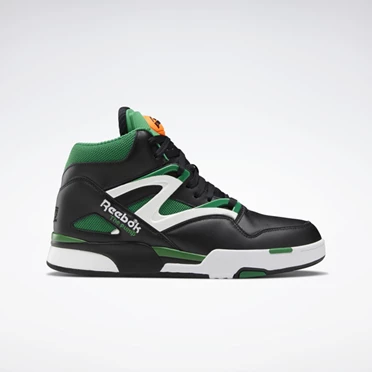 Basketbalove Tenisky Reebok Pump Omni Zone II Panske Čierne Zelene Biele | STDEOQ107