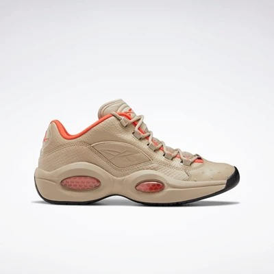 Basketbalove Tenisky Reebok Question Low Panske Beige/Orange/Black | KCGRJB543