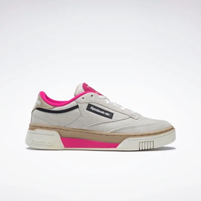 Botasky Reebok Club C Stacked Damske Beige/Pink | KTHURO680