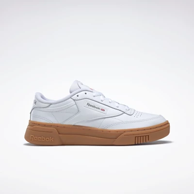 Botasky Reebok Club C Stacked Damske White/White | DZSQCT610