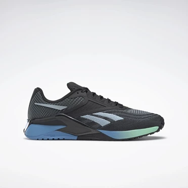 Botasky Reebok Nano X2 Damske Čierne Modre Mätové | KEWRZG234