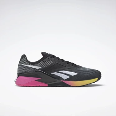 Botasky Reebok Nano X2 Panske Čierne Ruzove Žlté | QEYXTR209