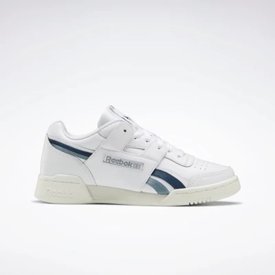 Botasky Reebok Workout Lo Plus Damske White/Grey/Indigo | BPSOCQ604