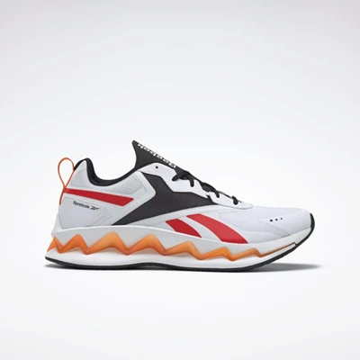 Botasky Reebok Zig Elusion Energy Damske White/Red/Orange | QKXIOU410