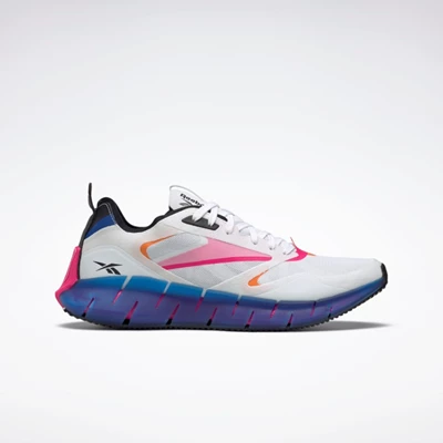 Botasky Reebok Zig Kinetica Horizon Damske White/Blue/Pink | EMKQPS978