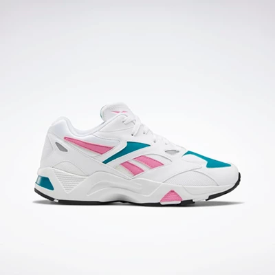 Classics Reebok Aztrek 96 Damske White/Pink/Turquoise | COXQNV476