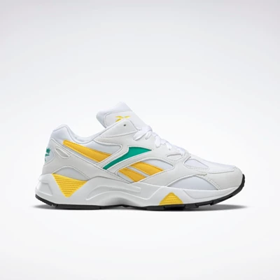 Classics Reebok Aztrek 96 Damske White/Turquoise/Yellow | SEOJCK418