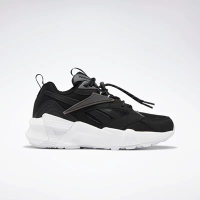 Classics Reebok Aztrek Double Nu Laces Damske Black/White | ILAPYB409