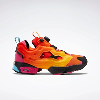 Classics Reebok Chromat Instapump Fury Damske Orange/Yellow/Black | MOPBEJ457