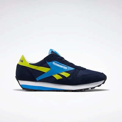 Classics Reebok Classic Leather AZ Panske Navy/Blue/Green | UWOPAF425