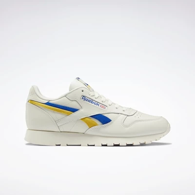 Classics Reebok Classic Leather Damske Deep/Yellow | KFNYOJ621