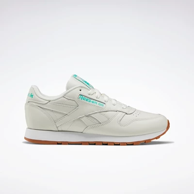 Classics Reebok Classic Leather Damske Green/White | AUPHQK156