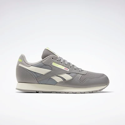 Classics Reebok Classic Leather Damske Grey/White/Yellow | WVRLXS318