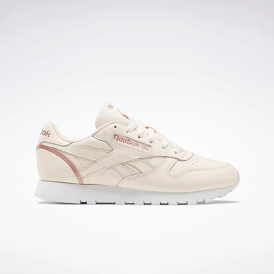 Classics Reebok Classic Leather Damske Pink/White | HZDART801