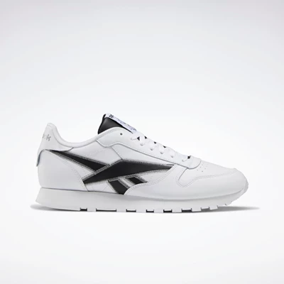 Classics Reebok Classic Leather Damske White/Black/Silver | FXTAUY238