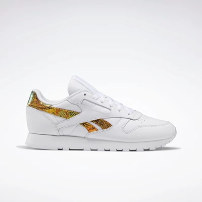 Classics Reebok Classic Leather Damske White/White | QKZUGL012