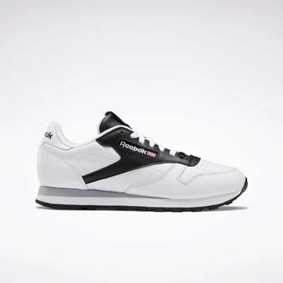 Classics Reebok Classic Leather Panske White/Black/Grey | DWPYAL019