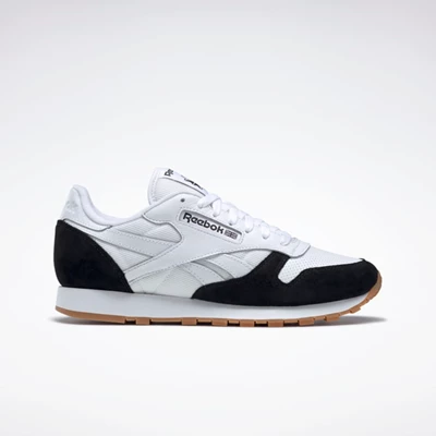 Classics Reebok Classic Leather Panske White/Black/White | FIPVKN203