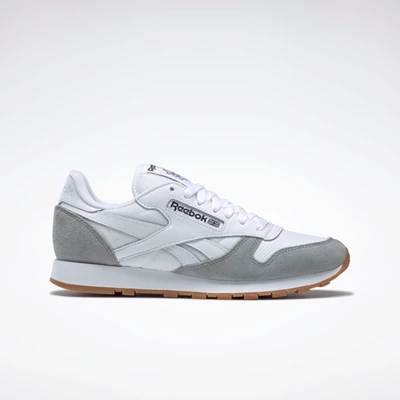 Classics Reebok Classic Leather Panske White/Grey/Black | HLQPIX587