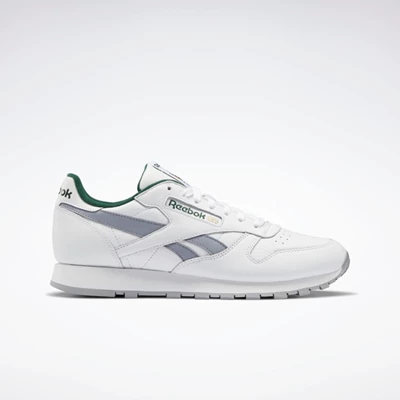 Classics Reebok Classic Leather Panske White/Grey/Green | SLIKOT215