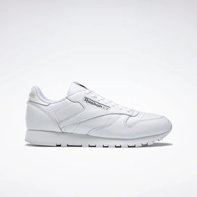 Classics Reebok Classic Leather Panske White/Navy/Gold | SOMNQJ905