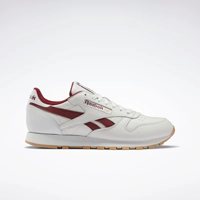 Classics Reebok Classic Leather Panske White/Red | SZEIBX689