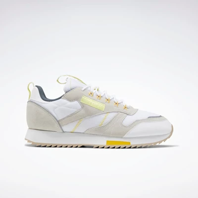 Classics Reebok Classic Leather Ripple Trailove Panske White/Lemon/Yellow | GPENRI045