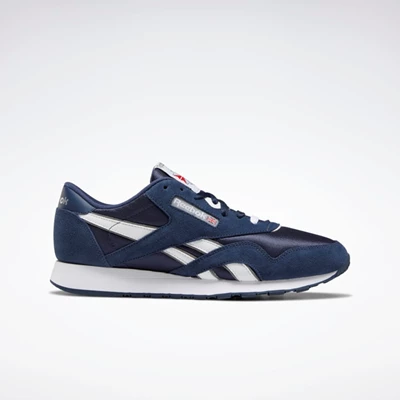 Classics Reebok Classic Nylon Panske Navy/Navy/Platinum | QEBMOR047